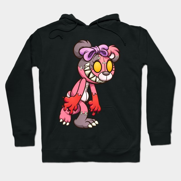 Evil teddy bear Hoodie by memoangeles